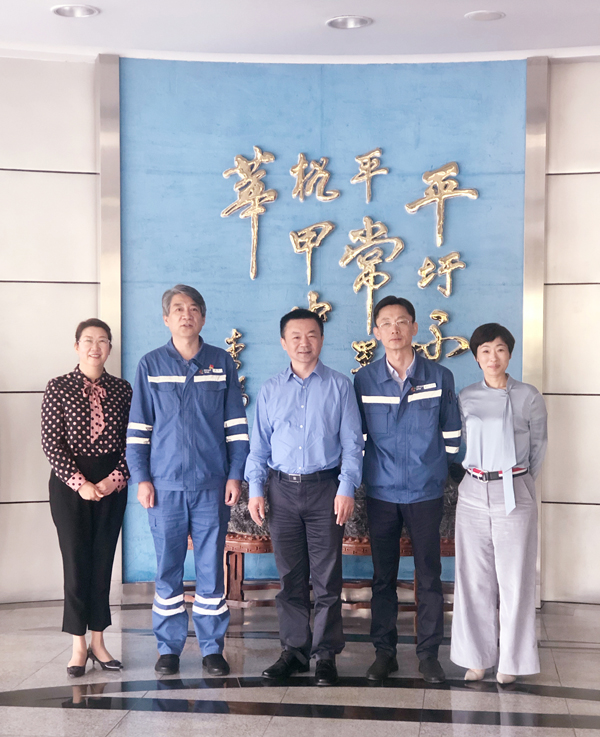 乐天堂fun88集团董事长徐辉一行前往淮南平圩电厂进行客户回访