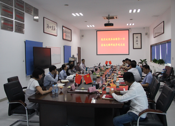 合肥市投资促进局及六安金安经济开发区领导来我司考察